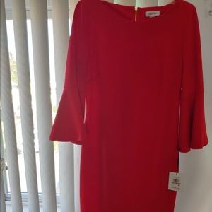 Red Calvin Klein Dress